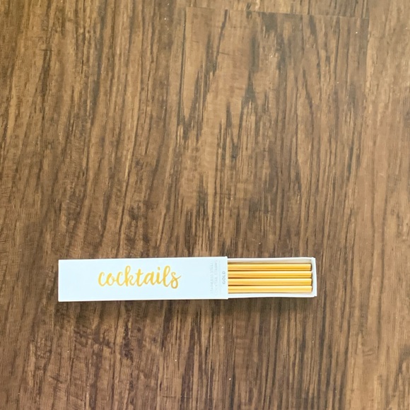 Slant collection stainless steel cocktail straws - Picture 7 of 7